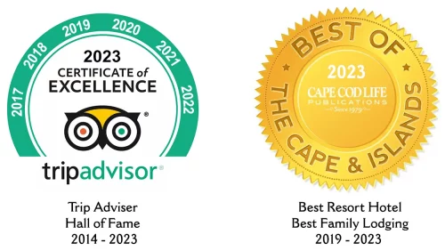 Trip Advisor and Best of Cape Cod Awards